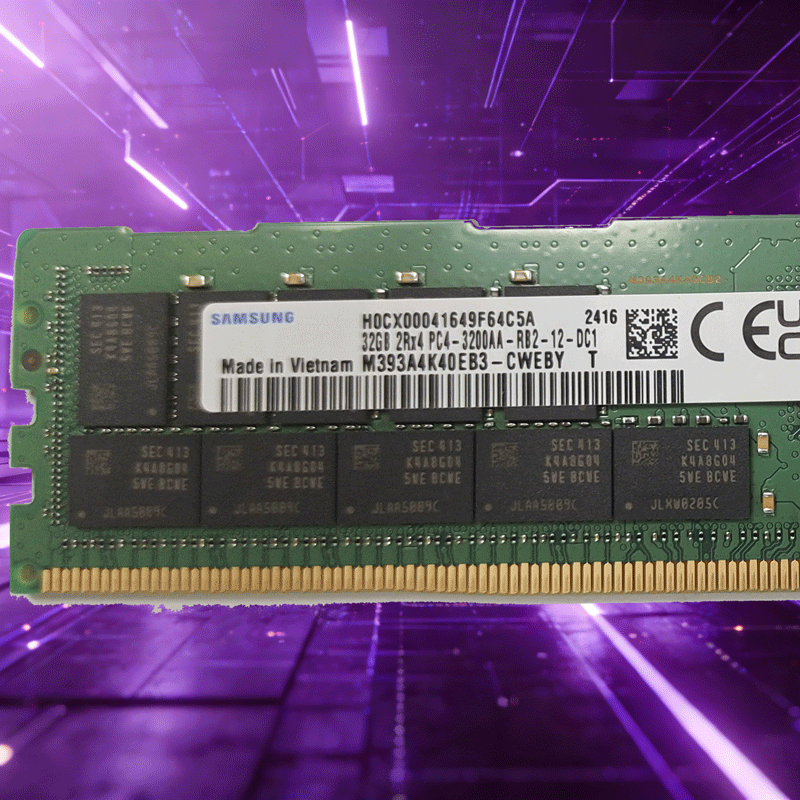 三星服務器內存條ddr4 RDIMM 32G頻率3200 現貨供應